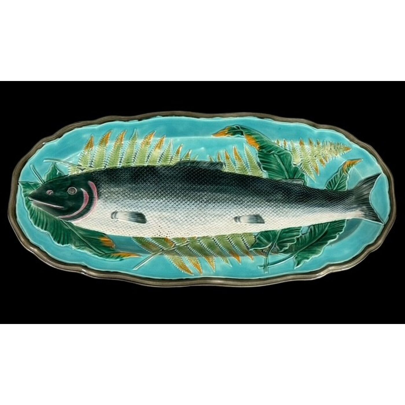 Majolica Fish Platter