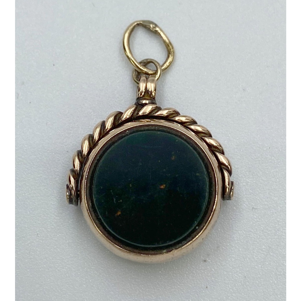 Small Antique English Gold Fob - Perfect for Grouping