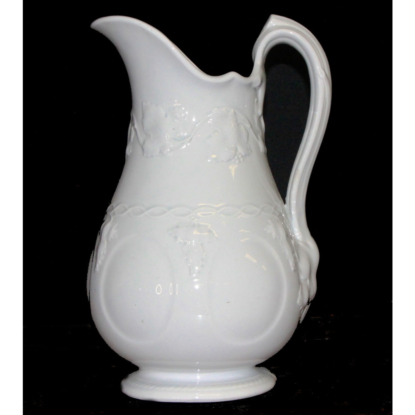 Lovely Tall Ironstone Ewer Pitcher - Vintage Shape