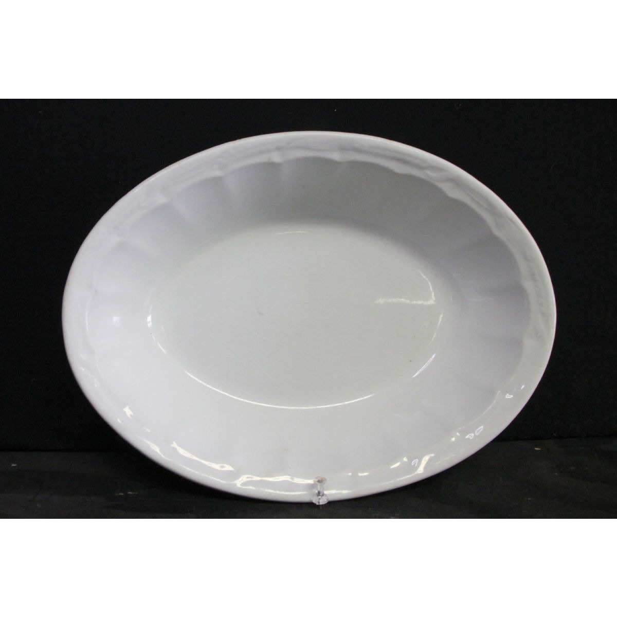 Oval Ceres Wheat Ironstone Serving Bowl
